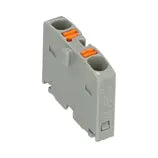 Bloc distributeur 2 fils Gris