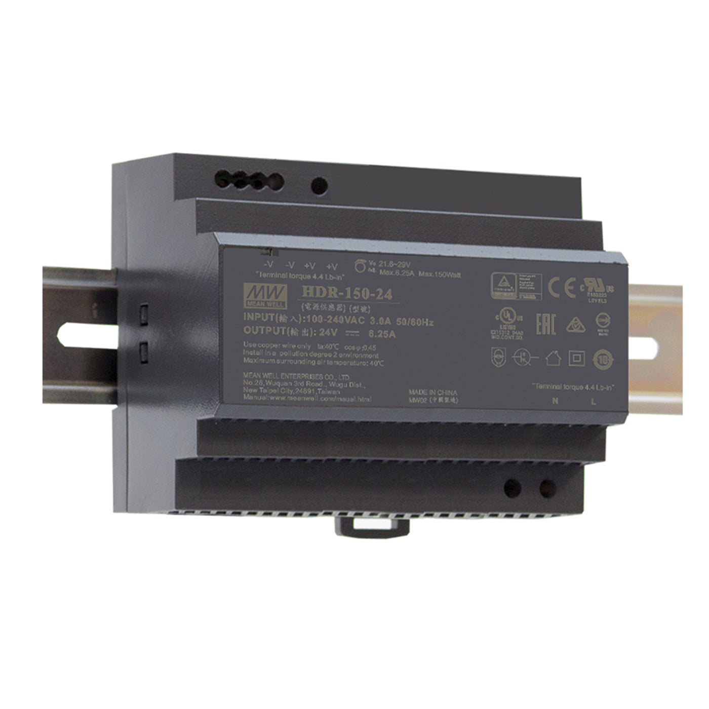 Alimentation 24v 6,25A 150w
