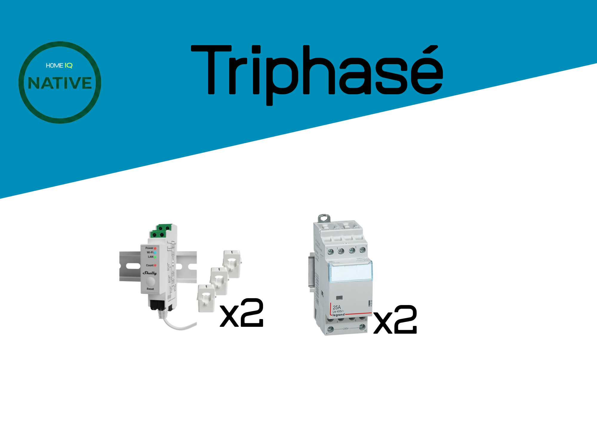 Pack energie native passage en triphasé